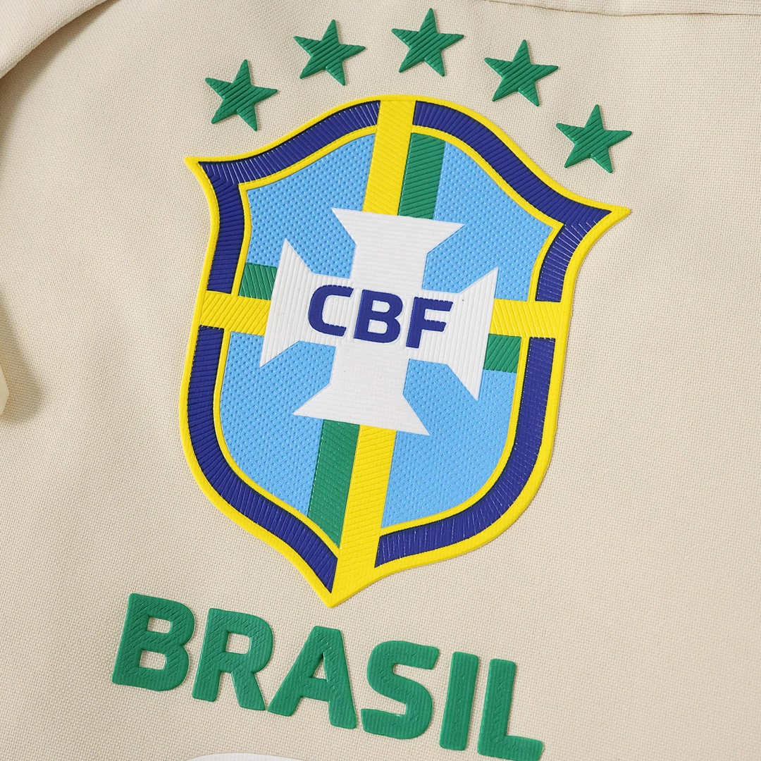 Brasil 2026 Chamarra Rompevientos, detalle