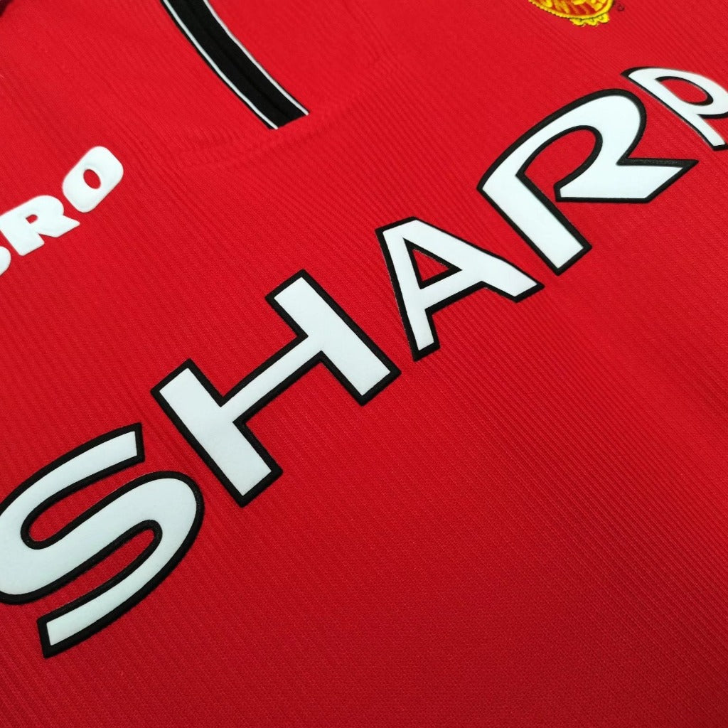 Manchester United 1998/99 Local Manga Corta