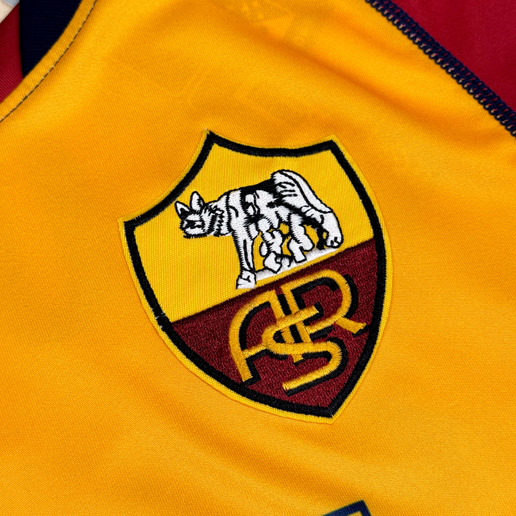 AS Roma 2001/02 Local Manga Larga