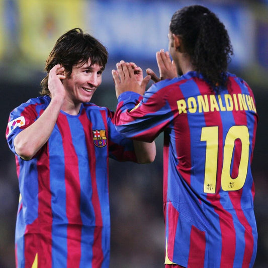 Messi y Ronaldinho