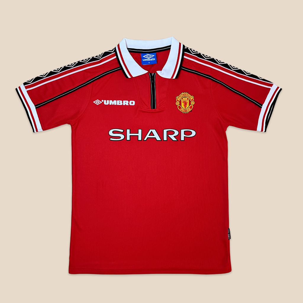 Manchester United 1998/99 Local Manga Corta