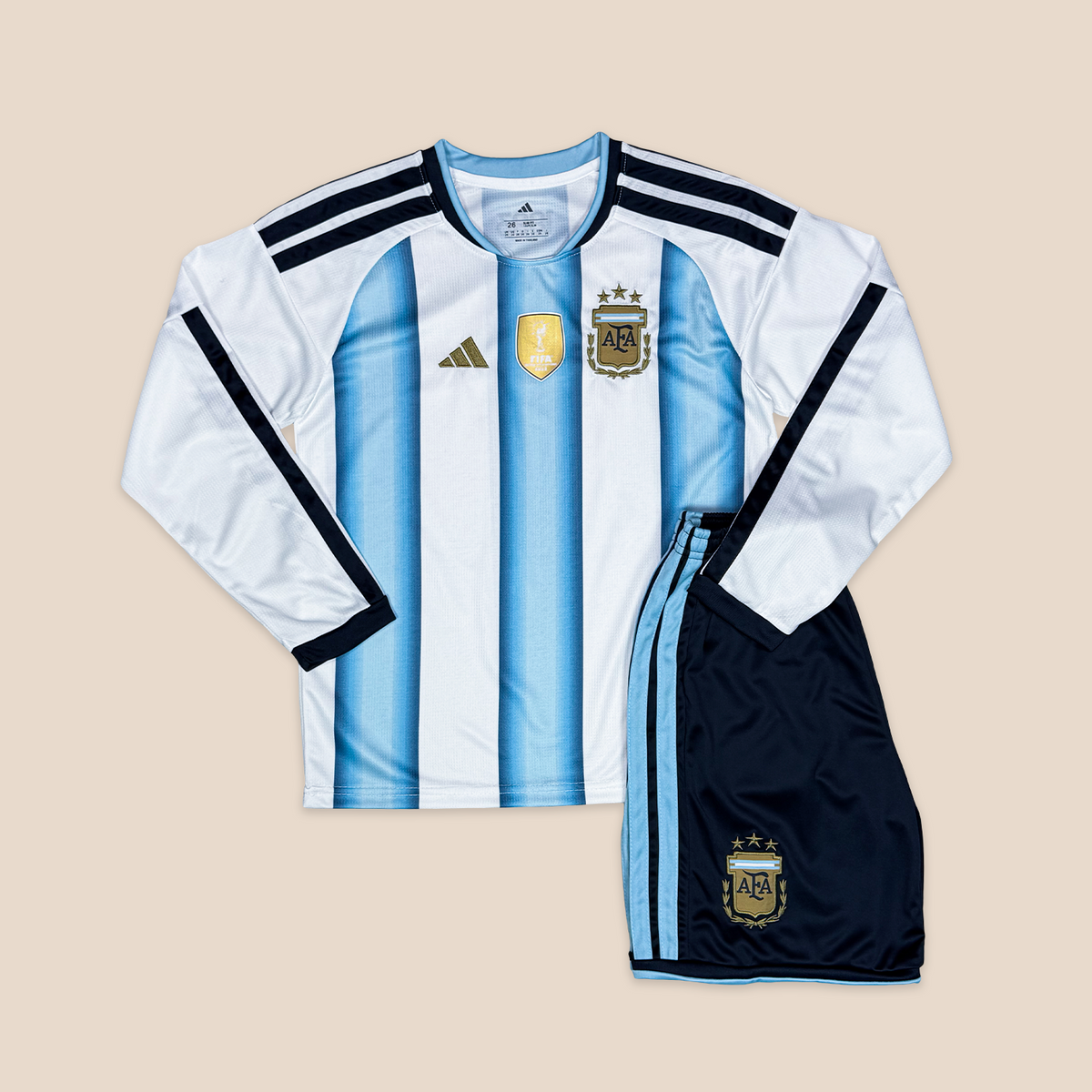 Argentina 2026 Local Manga Larga para Niños