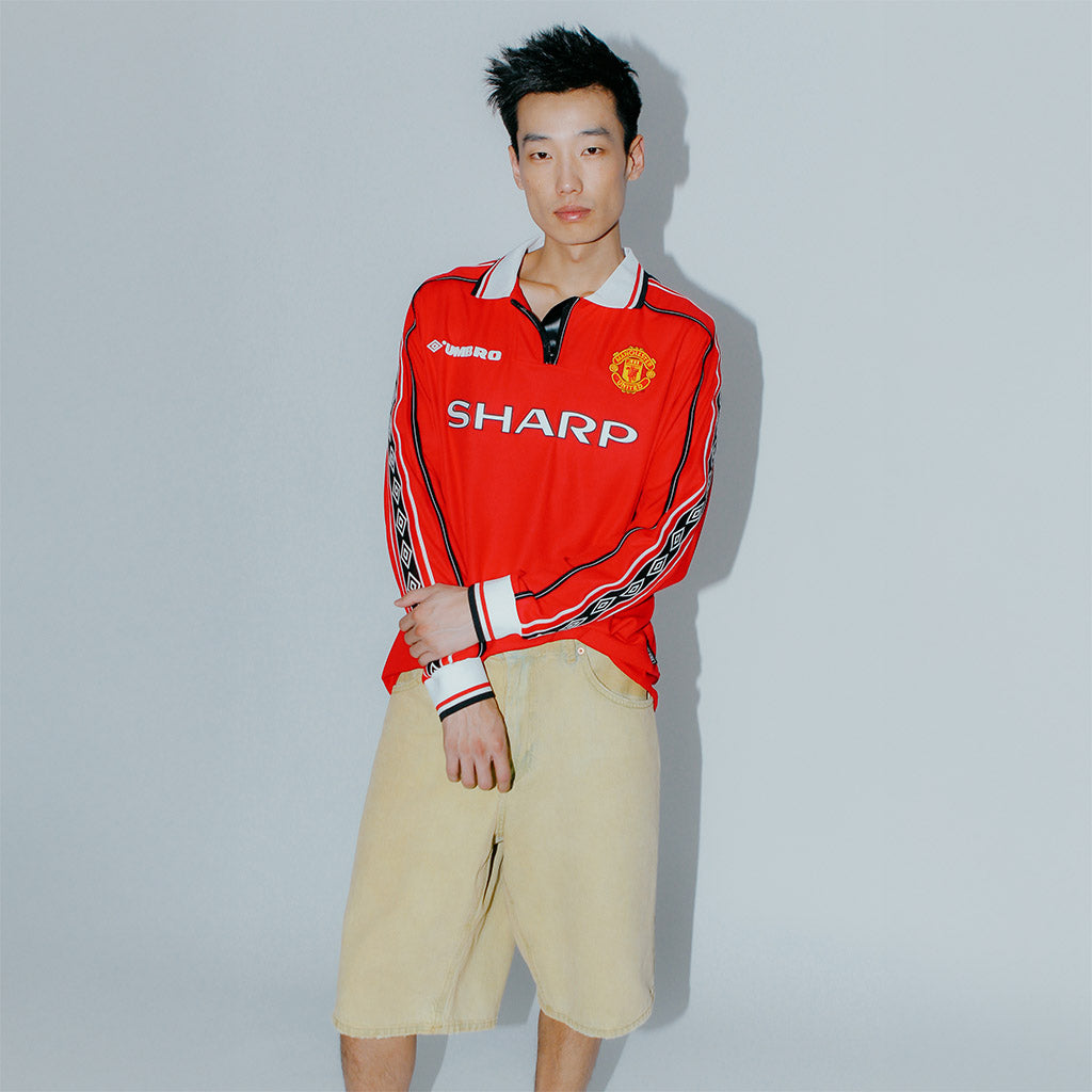 Manchester United 1998/99 Local Manga Corta