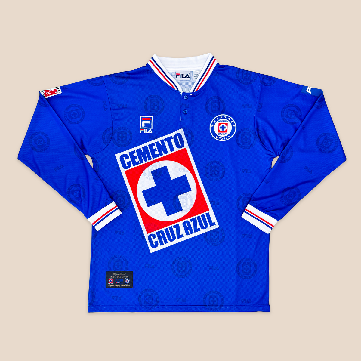 Cruz Azul 1998/99 Local Manga Larga