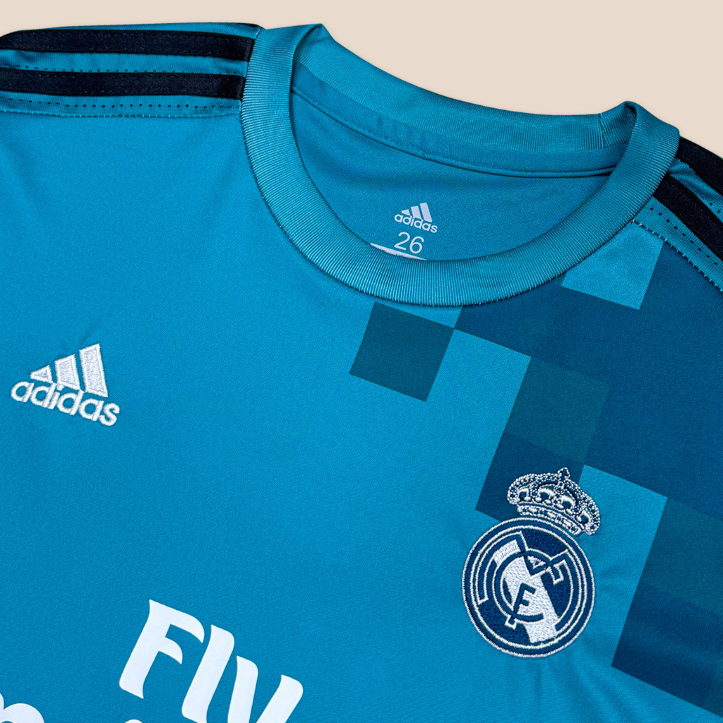 Real Madrid 2017/18 Tercera Manga Corta para Niños