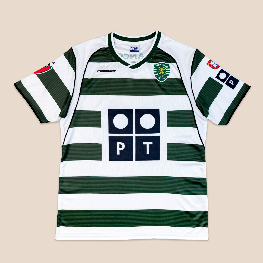 Sporting Lisboa 2002/03 Local Manga Corta