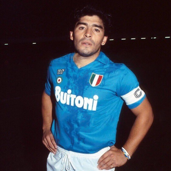 Napoli 1987/88 Local Manga Larga