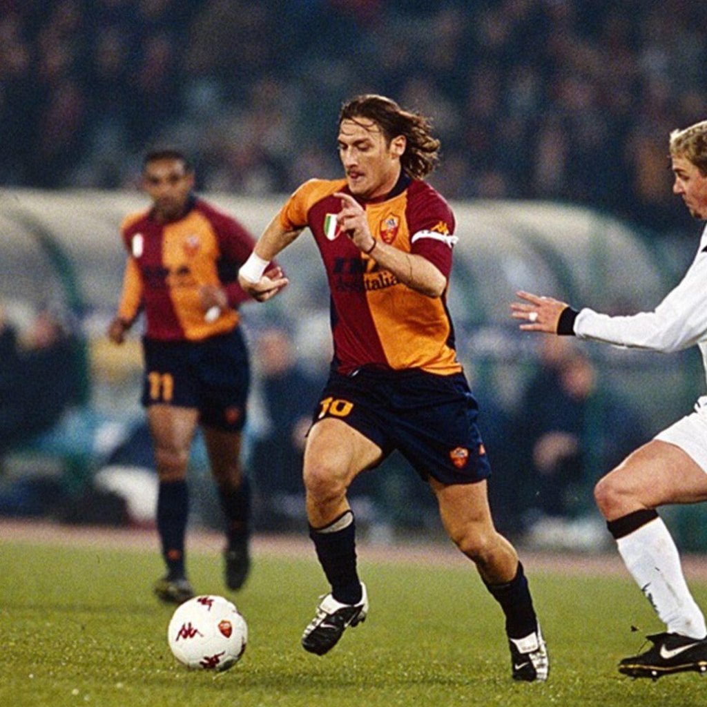 AS Roma 2001/02 Local Manga Larga