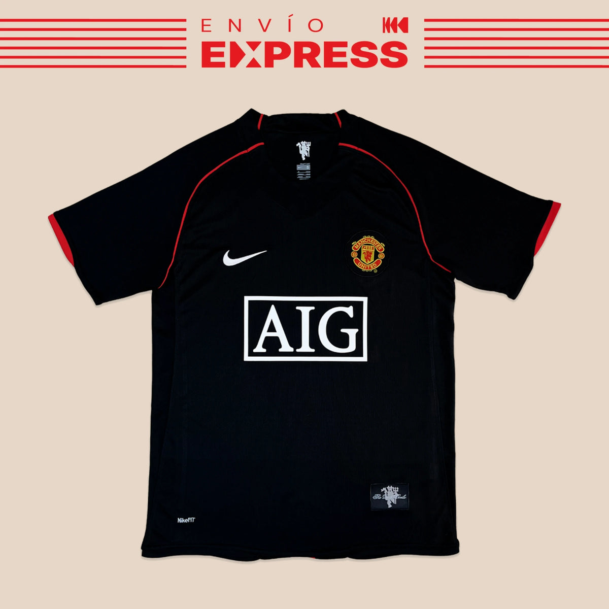 Manchester United 2007/08 Visitante - Express - Manga corta