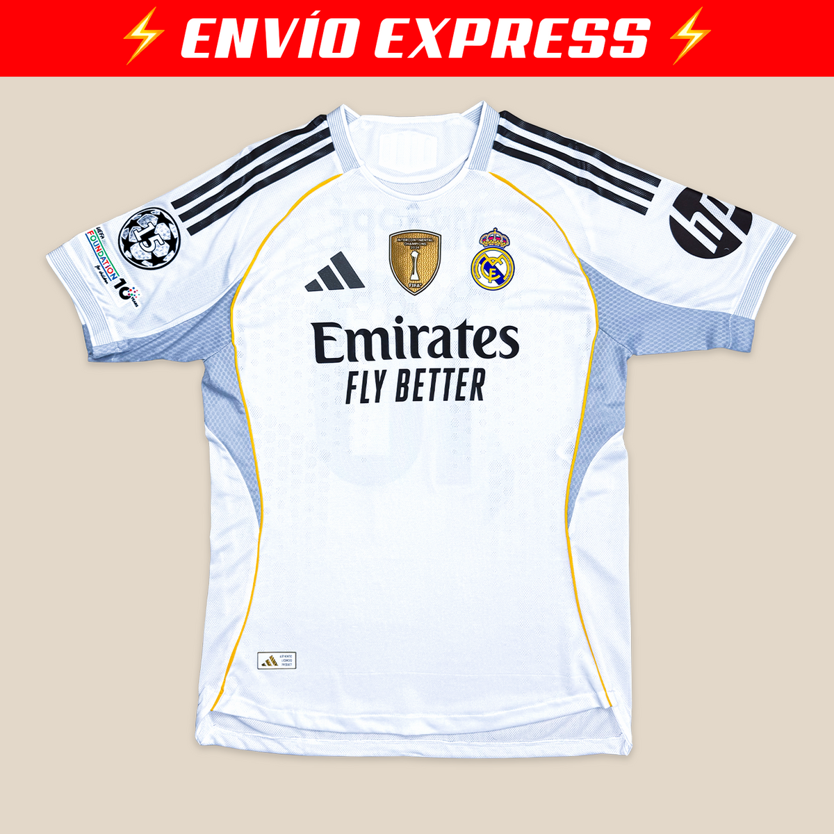 Real Madrid 2025/26 Local Versión Jugador - Express
