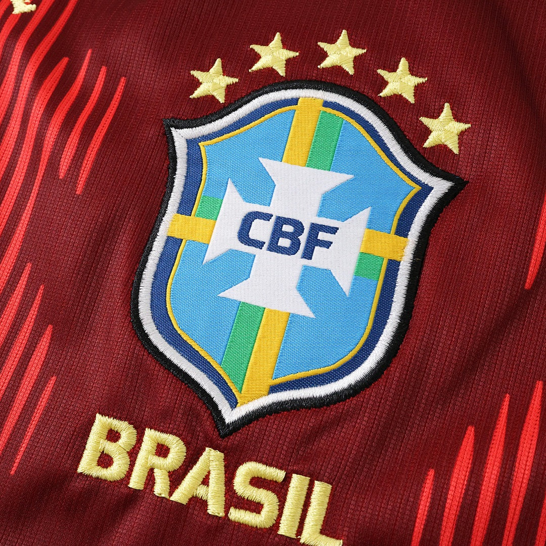 Brasil 2026 Edición Especial Roja Manga Corta, detalle