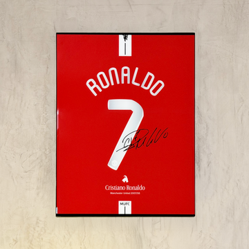 Cuadro Legendario - Cristiano Ronaldo (Dorsal Man United 2007/08)