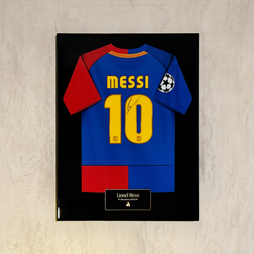 Cuadro Legendario - Lionel Messi (Camiseta FC Barcelona 2008/09)