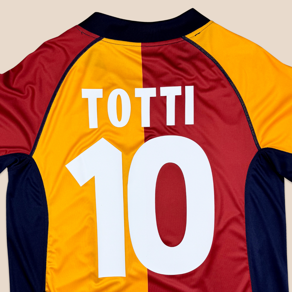 AS Roma 2001/02 Local Manga Larga