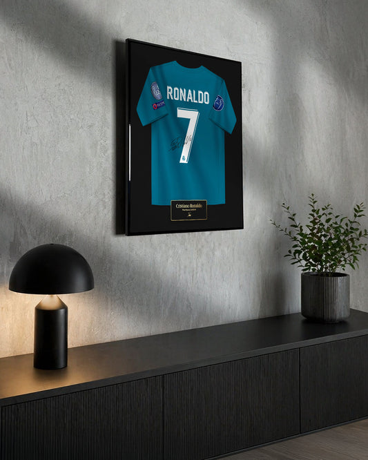 Cuadro Real Madrid 2017/18 Tercera - Camiseta