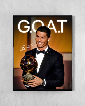 Cuadro Cristiano Ronaldo - Balón de Oro