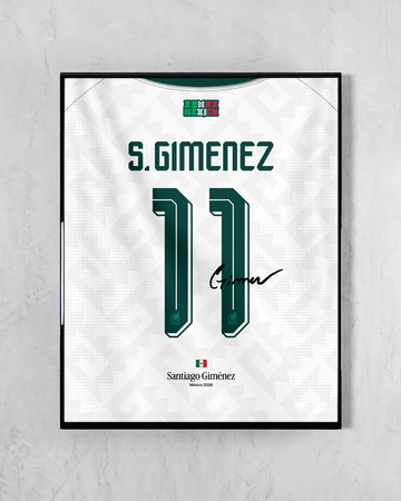 Cuadro México 2026 Visitante - Dorsal