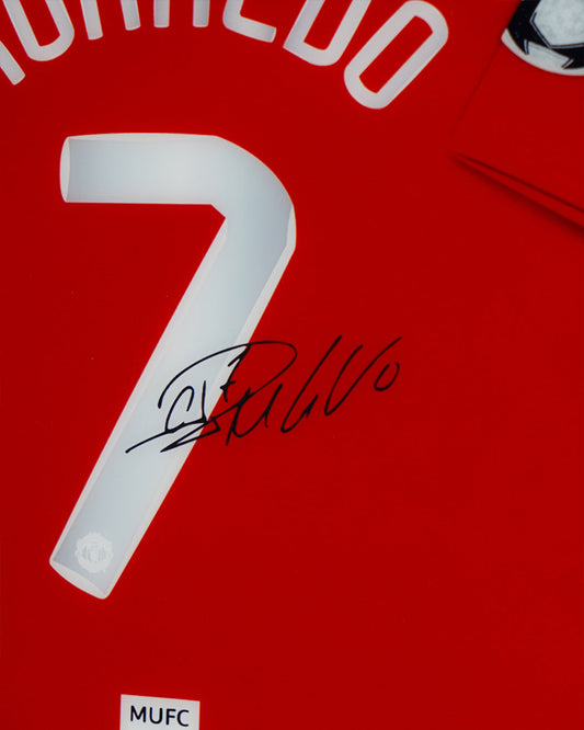 Cuadro Cristiano Ronaldo - Camiseta (Man United 2007/08)