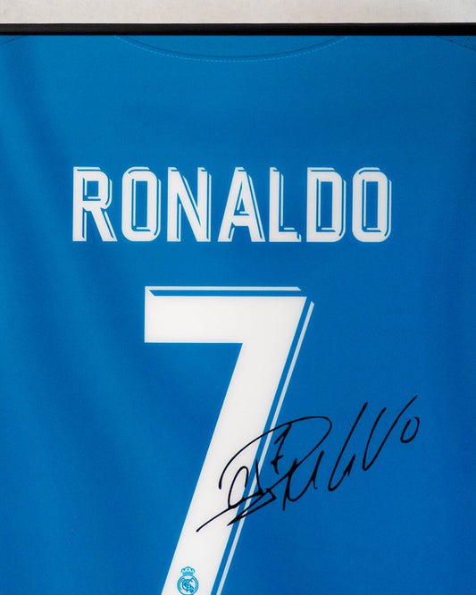 Cuadro Cristiano Ronaldo - Dorsal (Real Madrid 2017/18)