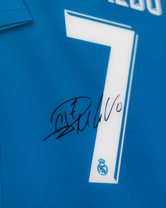 Cuadro Cristiano Ronaldo - Camiseta (Real Madrid 2017/18)