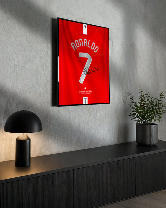 Cuadro Manchester United 2007/08 Local - Dorsal