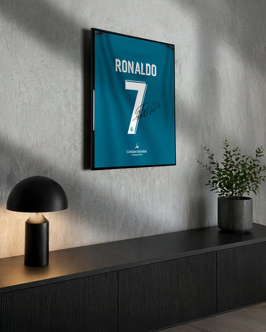 Cuadro Real Madrid 2017/18 Tercera - Dorsal
