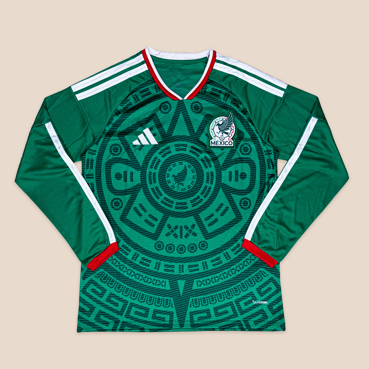 México 2026 Local Manga Larga