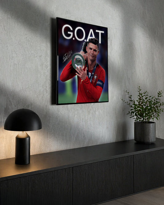 Cuadro Cristiano Ronaldo - G.O.A.T