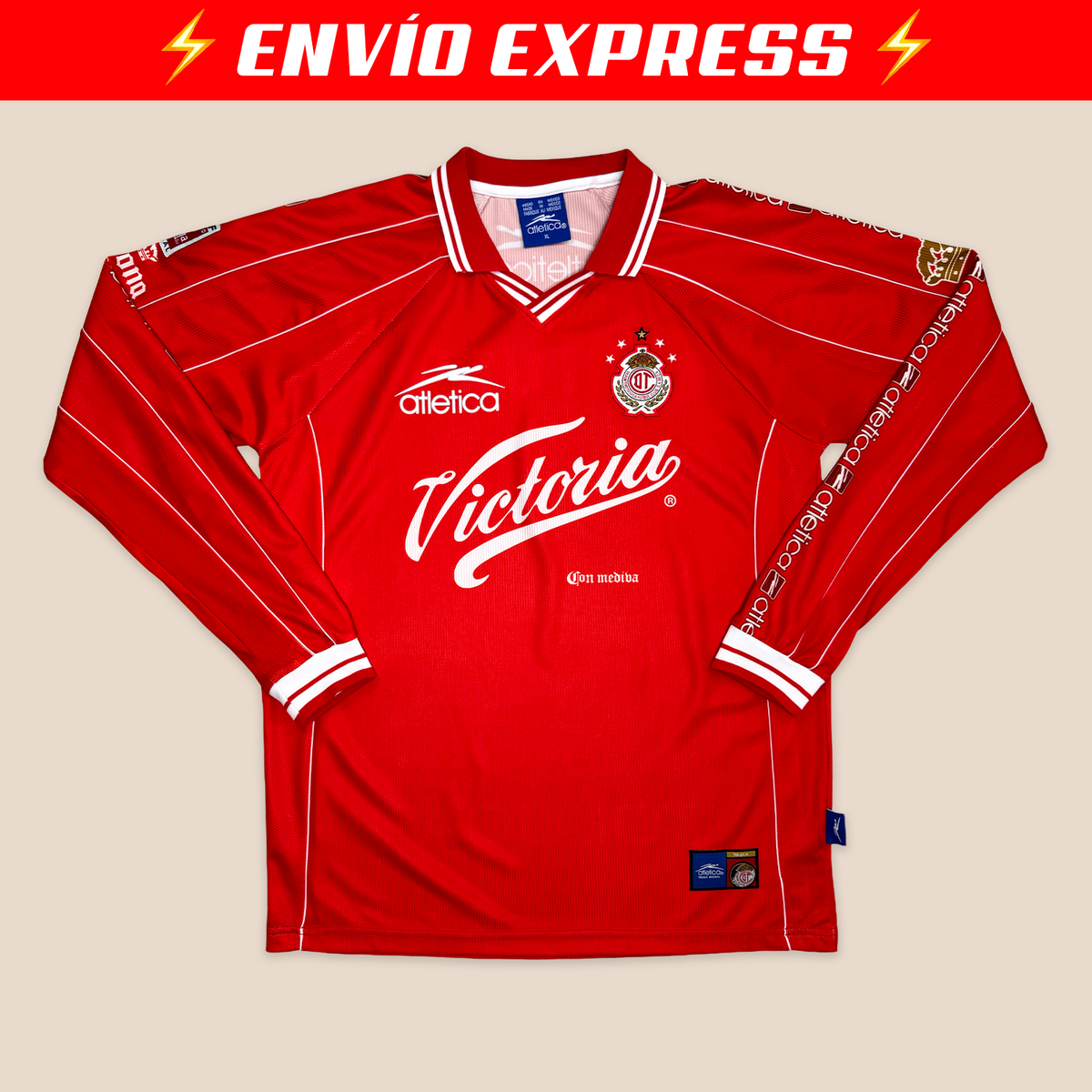 Toluca 1999/00 Local Manga Larga - Express
