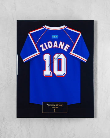 Cuadro Zinedine Zidane - Camiseta (Francia 1998)