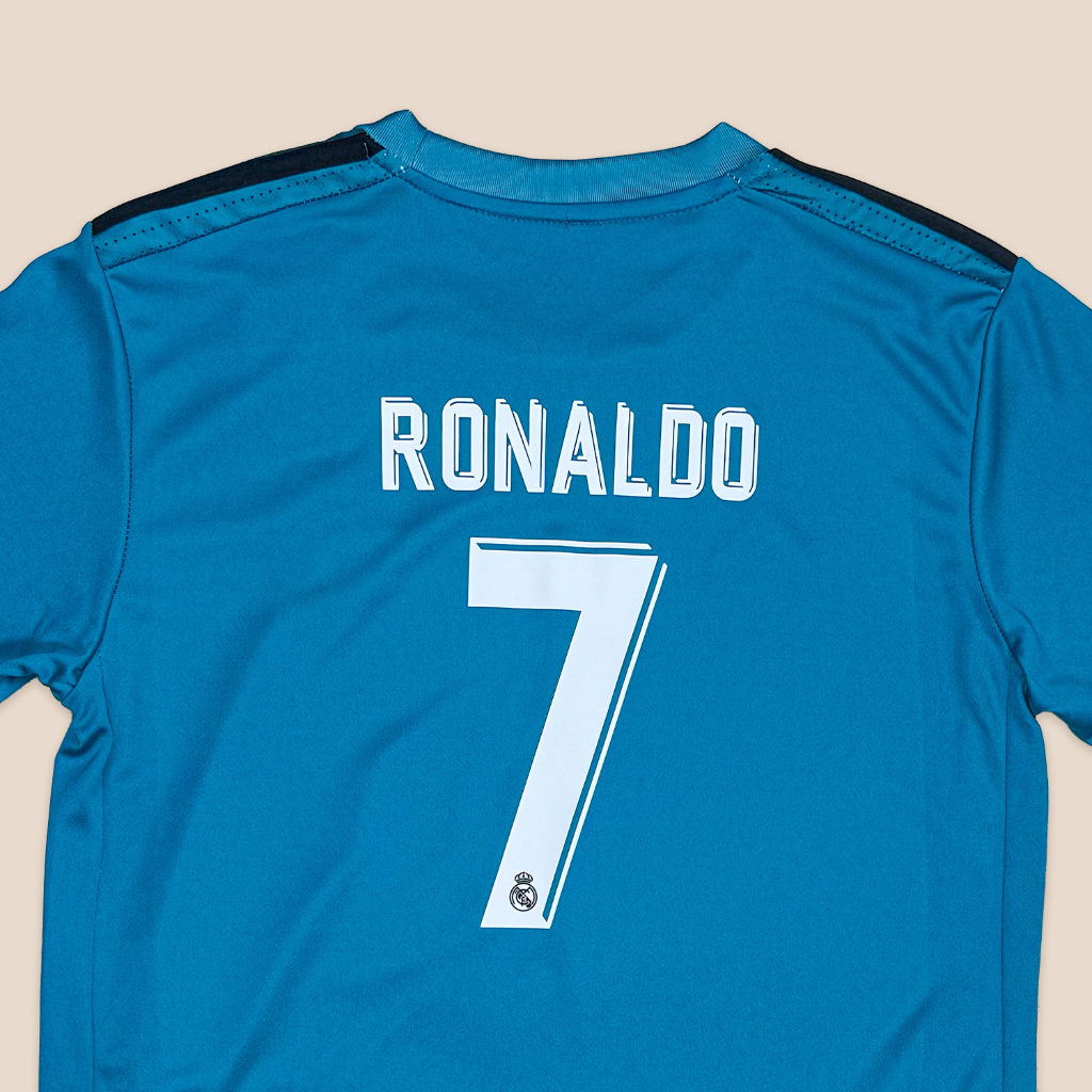 Real Madrid 2017/18 Tercera Manga Corta para Niños