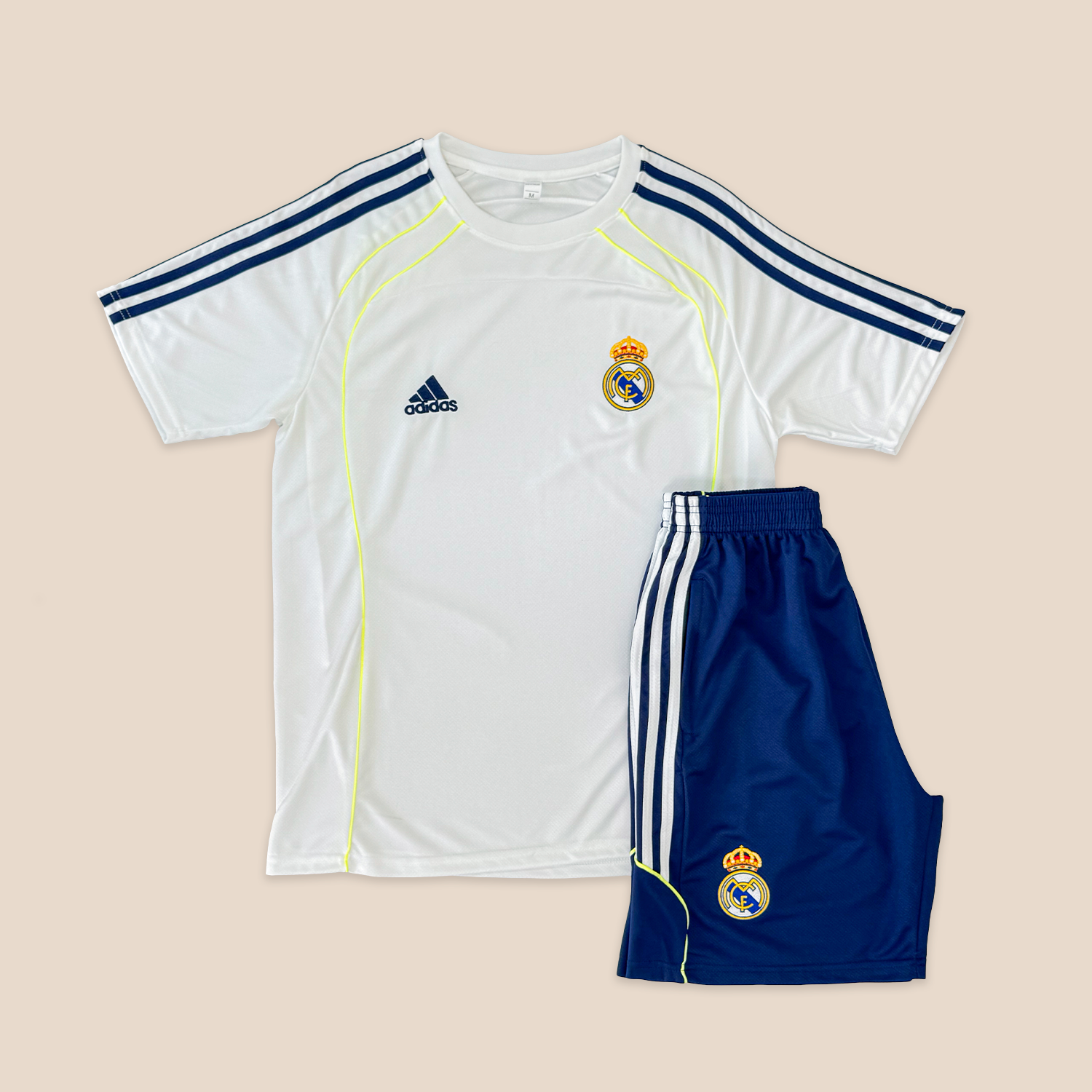 Real Madrid Entrenamiento Blanco/Azul Corta