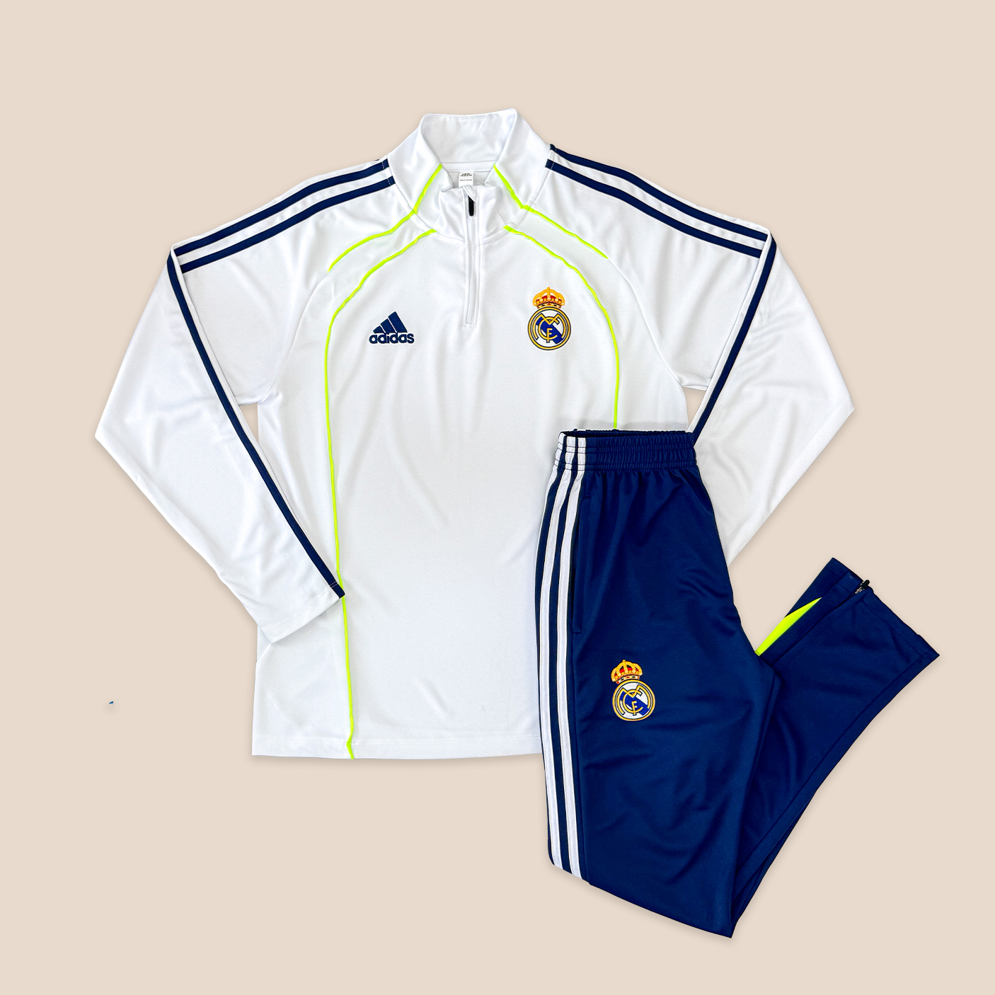 Real Madrid Entrenamiento Blanco/Azul Larga