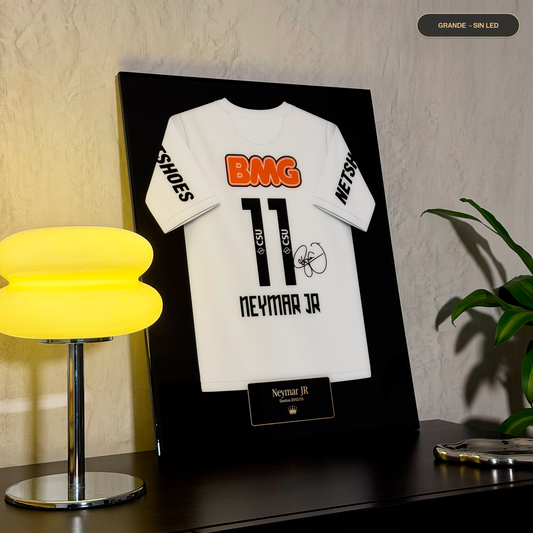 Cuadro Legendario - Neymar JR (Camiseta Santos 2012/13)