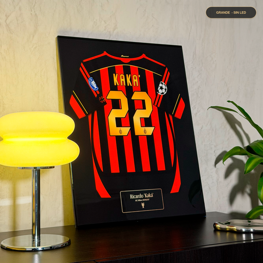 Cuadro Legendario - Kaka’ (Camiseta AC Milan 2006/07)