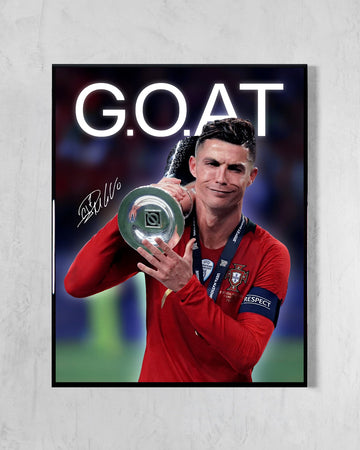 Cuadro Cristiano Ronaldo - G.O.A.T