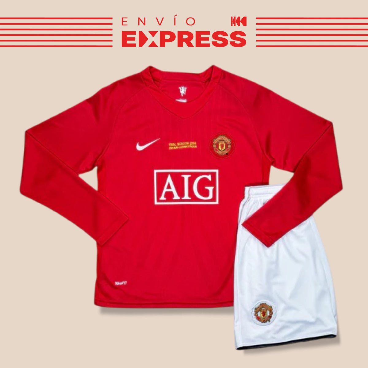 Manchester United 2007/08 Local para Niños - Express