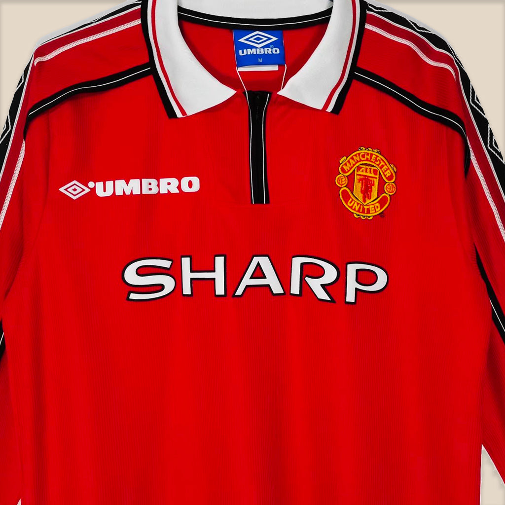 Manchester United 1998/99 Local Manga Corta
